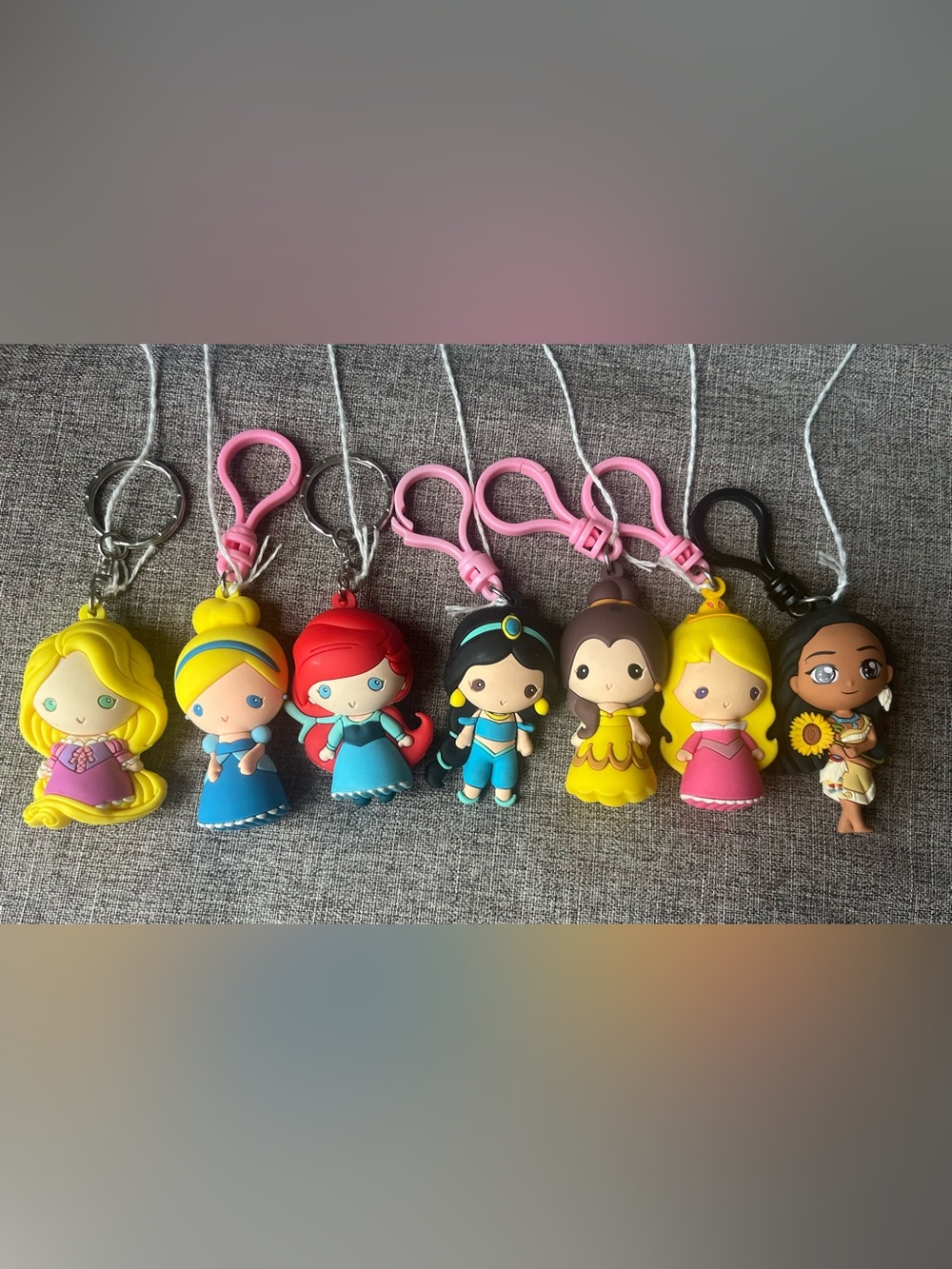 Disney princess key chains